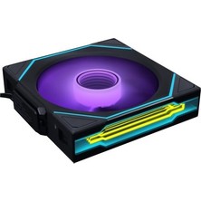 Esranın Dünyası 1X120MM Siyah Kasa Fanı, Wireless Tasarım