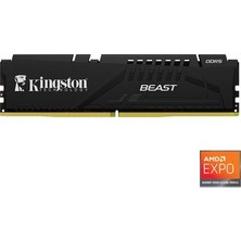 Esranın Dünyası Kıngston Beast Expo KF560C36BBE2-16TR 16GB Ddr5 6000MHZ CL36 Masaustu Performans
