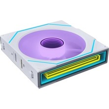 Esranın Dünyası 1X120MM Beyaz Kasa Fanı, Kablosuz Tasarım ve Yüksek Performans