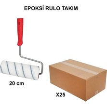 Esranın Dünyası 20 cm Epoksi Rulo Takım, 25 Adet Yüksek Kalite