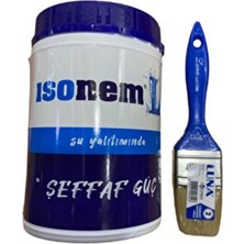 Esranın Dünyası Isonem Isonem L Şeffaf Güç Su Yalıtım Boyası 1 kg + Luna Kestirme Fırça No