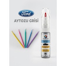 Colorguard Ford Aytozu Gri Rötuş Boyası ve 5'li Rötuş Çubuğu Hassas Uygulama Seti