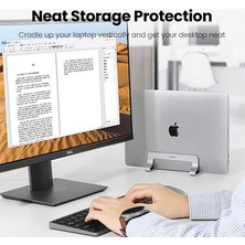 Esranın Dünyası Alüminyum Notebook Standı, Dikey Tasarım ile Ergonomik Kullanım