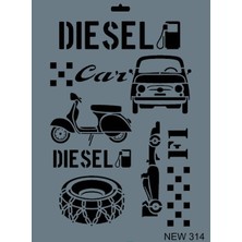 Bezos New Seri N-314 Stencil 35X25 cm