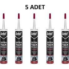 Esranın Dünyası 290 ml Beyaz Ultra Tack Silikon 5 Adet Kokusuz ve Kaliteli