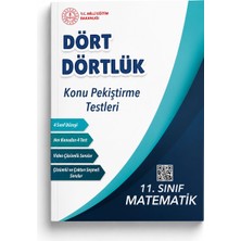 Milli Eğitim Bakanlığı Yayınları Meb Dört Dörtlük 11. Sınıf Matematik Konu Pekiştirme Testleri | Video Çözümlü | Yeni Müfredat Uyumlu | Meb Kaynak Kitap