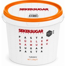 Şeker & Sugar Şeker Hamuru Turuncu 2,5 kg