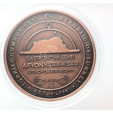 Urlanumis Afyonkarahisar Gastronomi Şehri 2020 Hatıra Parası Bronz Sertifikasız