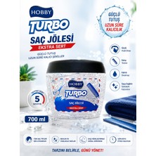 Hobby Turbo Saç Jölesi Ekstra Sert, Güçlü Tutuş 700 ml