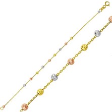 Ily Jewelry Renkli Tek Sıra Dorika Toplu Bileklik