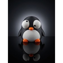 Demirhan3D 🐧 Hareketli Gözlü Penguen Figürü – Eğlenceli ve Sevimli Masaüstü Dekoru