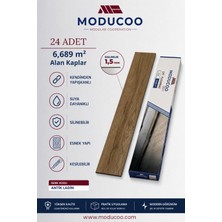 Moducoo Antik Ladin Kendinden Yapışkanlı Pvc Yer Döşeme Parkesi | Su Geçirmez Zemin Kaplama | 6,68 M²