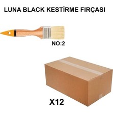 Esranın Dünyası Kestirme Fırça No 2 - 12 Adet Set, Yüksek Kalite Fırçalar