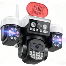 Joysee W3 9mp 3.6mm 2x2.8mm Üç Kamera 19IR+18LED Wifi Ptz Kamera