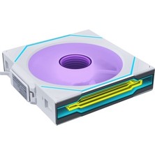 Esranın Dünyası 1X140MM Beyaz Renkli Kasa Fanı, Wireless Bağlantı Imkanı