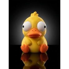 Demirhan3D 🦆 Hareketli Gözlü Ördek (Duck) Figürü 9 cm | 3D Baskı Pla Dekoratif Masaüstü Süsü | Sevimli Koleksiyon ve Hediyelik
