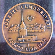 Urlanumis Kızkulesi Kent Zirvesi Habitat 1996 Darphane Hatıra Bronz Sertifikalı