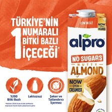Esranın Dünyası 1 L Vegan Laktozsuz Şekersiz Badem Sütü