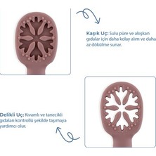 Esranın Dünyası Ikili Silikon Kaşık Seti, Bebeğiniz Için Sağlıklı