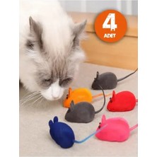 Eco Lounge Kedi Eğitim Oyun Faresi 4 Adet