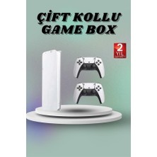 Zero Land Kmrsfres Game Box 3D Çift Oyun Kollu 4K Hd Ekran 20000'DEN Fazla Oyun Seçeneği 2.4g Kablosuz