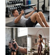Eco Lounge Ev Spor Seti Atlama Ipi El Yayı Karın Egzersiz Aleti Fitness Seti