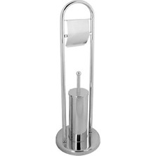Esranın Dünyası Tuvalet Fırça Seti ve Kağıtlık, Pratik ve Fonksiyonel 430 mm