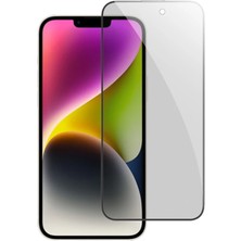 Die Grup Ally iPhone 14 Privacy Hayalet Full Koruma Tempered Cam Ekran KORUYUCU-(5775)