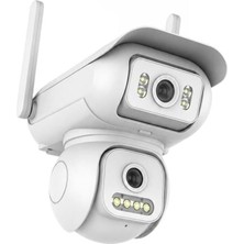 Joysee W2 6mp 2x2.8mm Iki Kamera 4ır+4led Wifi Ptz Kamera