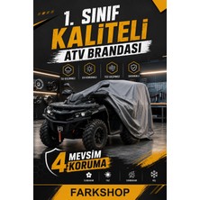 Fark Shop Kuba Eland 200 Uyumlu  Özel 1. Sınıf Kaliteli Atv Brandasıdır Milfonlu Çift Katmanlı