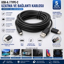 Shopwave 5 Metre Usb-A → USB Uzatma/bağlantı Kablosu