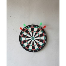 Die Grup 17 Inç Profesyonel Dart Tahtası Dayanıklı Yapı ve 4 Metal Dart Oku