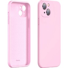 Die Grup Baseus Liquid iPhone 13 6.1 Kılıf Kamera Korumalı Içi Kadife Silikon KILIF-(5775)