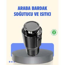Die Grup Araç Içi Akıllı Bardaklık Isıtıcı Soğutucu Dijital Ekranlı