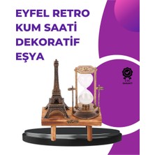 Die Grup Ev Ofis ve Kafeler Için Retro Ahşap Kum Saati Dekorasyonu