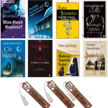 Mektup Yayınları Emine Şenlikoğlu 8 Kitap Seti - Bize Nasıl Kıydınız, Imamın Manken Kızı ve En Çok Okunan Eserler + 3 Ahşap Ayraç Hediye
