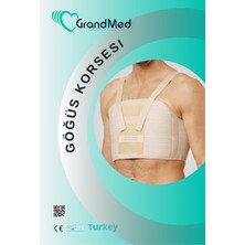 GrandMed Göğüs Korsesi Bedensiz Ayarlanabilir Tasarım Rahat Kullanım