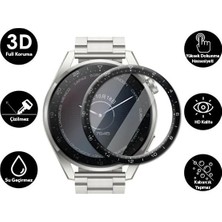 Die Grup Huawei Watch 3 Pro 3D Full Kaplama Ekran Koruyucu PET+PMMA-(5775)