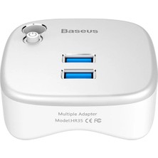 Die Grup Baseus Çok Fonsiyonlu Notebook Adaptörü Hub Dual USB 3.0 RJ45 TF/SD-(5775)