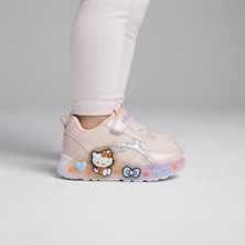 Hayo Kız Bebek Kedi Aksesuarlı Işıklı Rahat Konforlu Hafif Sneaker Spor Ayakkabı