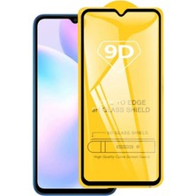 Die Grup Ally Xiaomi Redmi 9 9d Full Glue Tempered Cam Ekran KORUYUCU-(5775)