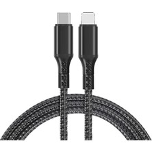 Die Grup Ally 1mt 27W Type-C To iPhone Lightning Süper Hızlı Data ve Şarj Kablosu Akım ve Isı Korumalı HALAT-(5775)