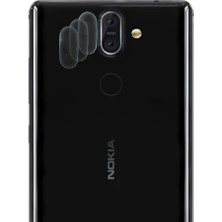 Die Grup Gor Nokia 8 Sirocco Nano Kamera Koruyucu 3 Adet SET-(5775)