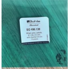 Bohle B0 496.138 "silberschnitt" Kesme Silindiri Ekseni 10 Lu Paket