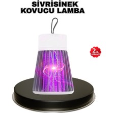 Die Grup Mor Işıklı Şarjlı Böcek Öldürücü Lamba – Ev Balkon ve Kamp Kullanımına Uygun