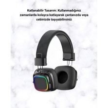 Zero Land Kmrsfres Rgb Işıklı Katlanabilir Bluetooth 5.3 Kulak Üstü Kulaklık