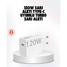 Hace Bazaar 120W Güçlü Hızlı Şarj Adaptörü ve Type-C Kablo Seti – Güvenli Şarj Tekno - HCB1236784-5