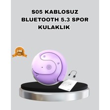 Hace Bazaar Bluetooth 5.3 S05 Kablosuz Kulaklık Ipx4 Spor Uyumlu Suya Dayanıklı Stereo - HCB1238088-3543