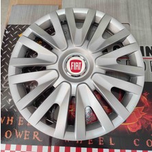 Yk 14 Inç Fiat Albea / Palio / Doblo / Siena / Tempra / Tofaş Uyumlu Jant Kapağı 4'lü Takım Amblem Hediyeli