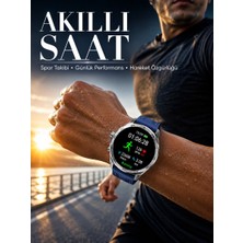 Hace Bazaar 3 Değiştirilebilir Kordonlu Suya Dayanıklı Bluetooth Akıllı Saat - HCB1236263-7460